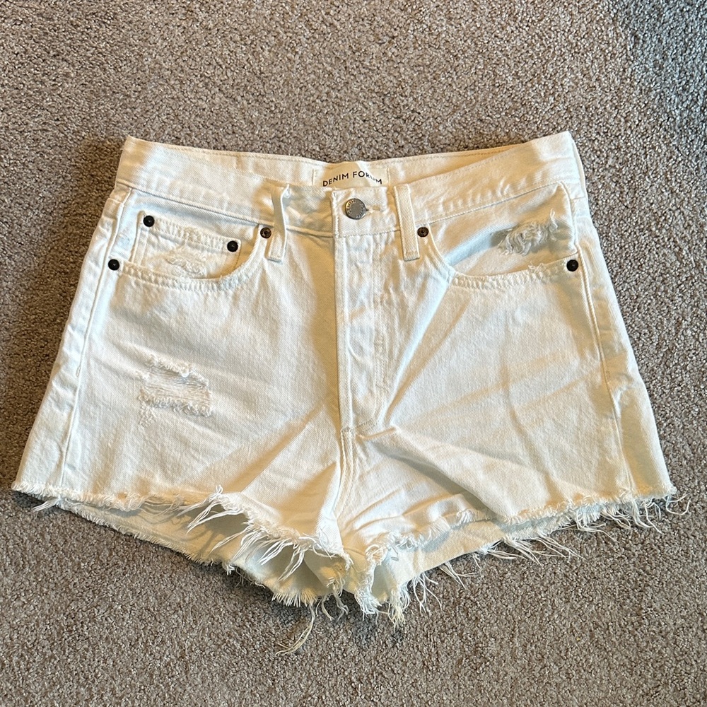 Aritzia The Ex Boyfriend Denim Mini Shorts